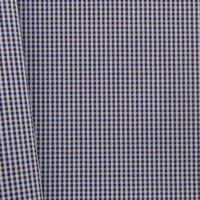 Weiss-Blau-Braun kariert (100% Cotton) Italy