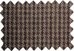 Tweed Anzug in der Farbe Braun-Hellbraun-Bordeaux